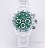 2023 New! Replica AET Remould Rolex Daytona 43mm Watch Green Dial Full Ceramic Strap